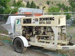 Shotcrete Pumps Specifications