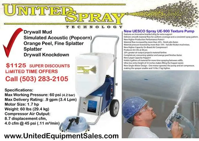 Skid Mounted Sprayers Specifications