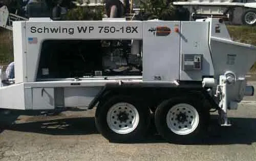 Schwing WP750 Pump Truck Specifications