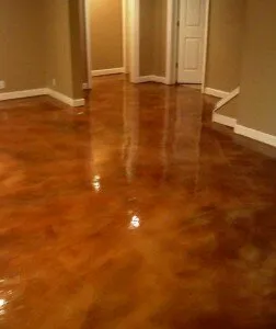 transform old concrete with cement stain