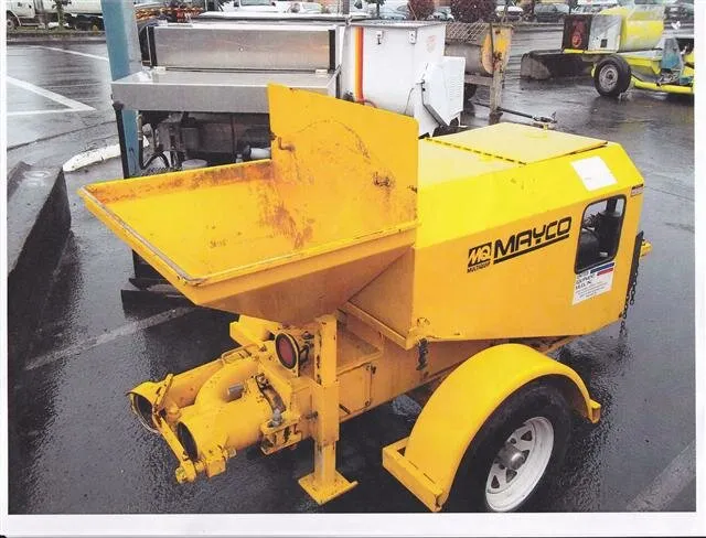 Used Concrete Pumps Specifications