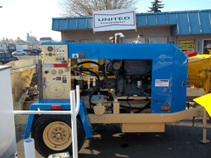 concrete pumping equipment